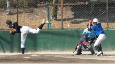 伊賀地区中学校春季大会（軟式野球）決勝戦